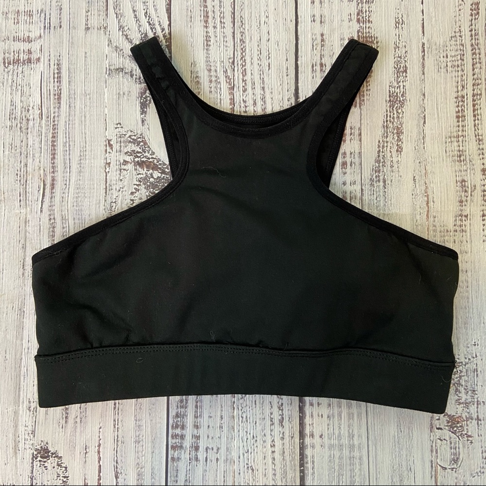 Mono B High Neck Strappy Sports Bra. Size Medium. - Picture 3 of 7